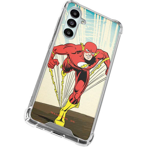 DC Comics The Flash Classic Art Sprint Pose Galaxy A16 5G Clear Case