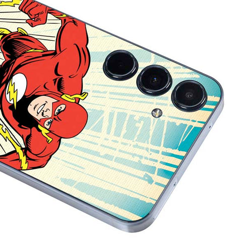 DC Comics The Flash Classic Art Sprint Pose Galaxy A35 5G Skin