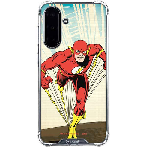 DC Comics The Flash Classic Art Sprint Pose Galaxy A36 5G Clear Case
