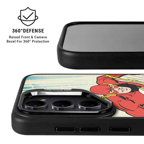 DC Comics The Flash Classic Art Sprint Pose Galaxy S24 FE Kickstand Case