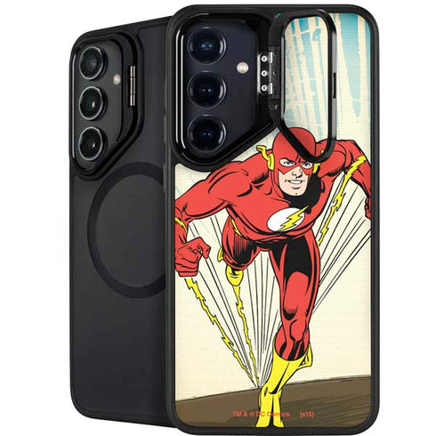 DC Comics The Flash Classic Art Sprint Pose Galaxy S24 Plus Kickstand Case