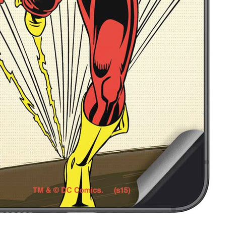 DC Comics The Flash Classic Art Sprint Pose Galaxy S24 Plus Skin