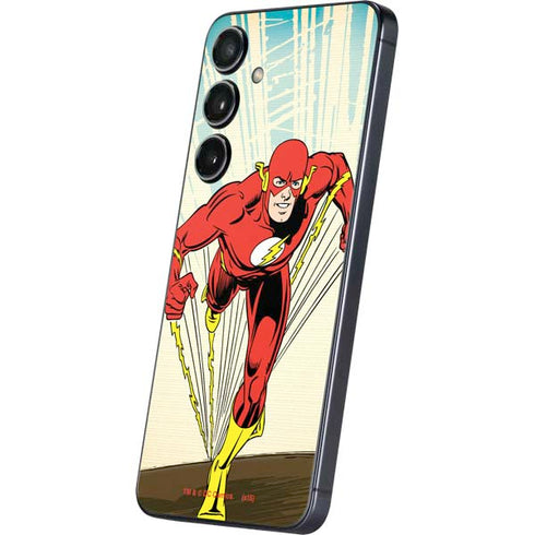 DC Comics The Flash Classic Art Sprint Pose Galaxy S25 Skin