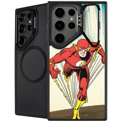 DC Comics The Flash Classic Art Sprint Pose Galaxy S24 Ultra Kickstand Case