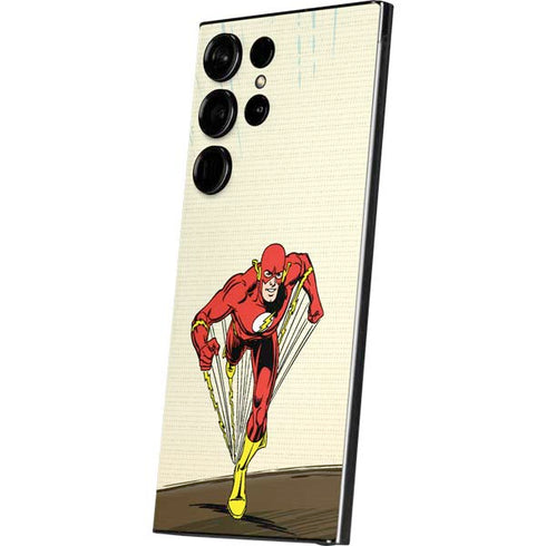 DC Comics The Flash Classic Art Sprint Pose Galaxy S25 Ultra Skin