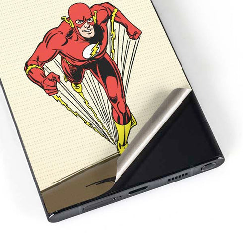 DC Comics The Flash Classic Art Sprint Pose Galaxy S25 Ultra Skin