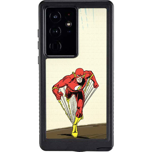 DC Comics The Flash Classic Art Sprint Pose Galaxy S24 Ultra Waterproof Case