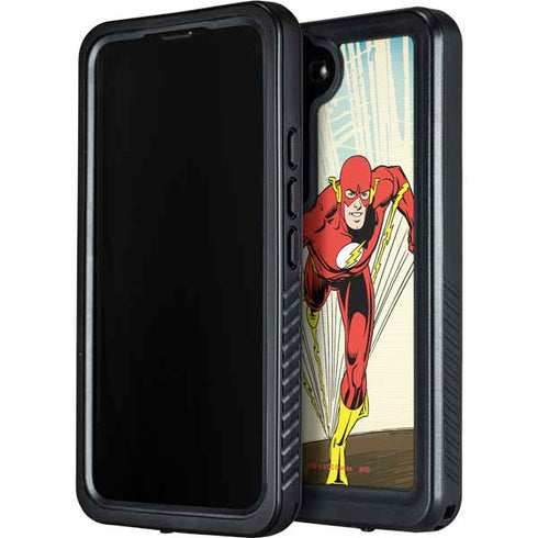 DC Comics The Flash Classic Art Sprint Pose Galaxy S24 Waterproof Case