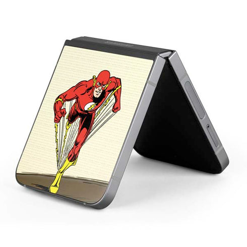DC Comics The Flash Classic Art Sprint Pose Galaxy Z Flip6 Skin