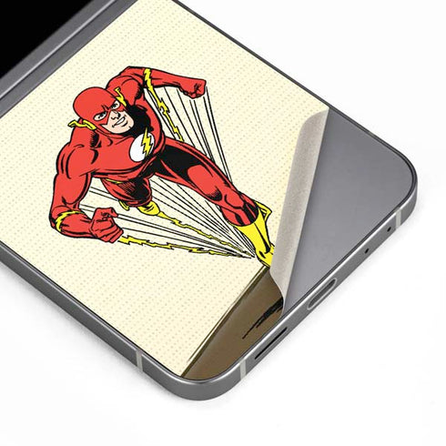 DC Comics The Flash Classic Art Sprint Pose Galaxy Z Flip6 Skin