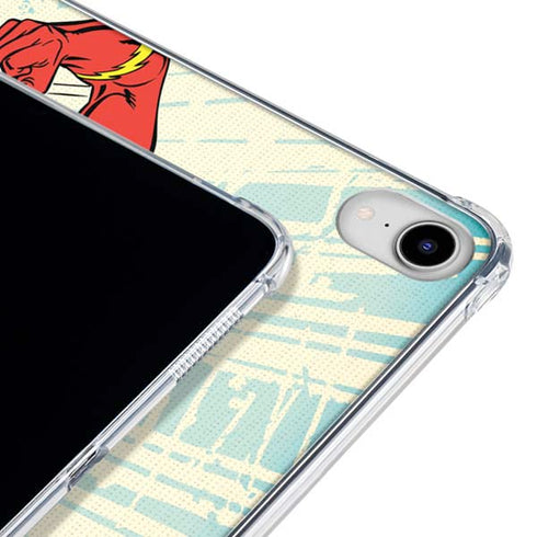DC Comics The Flash Classic Art Sprint Pose iPad 11th Gen (2025) Clear Case