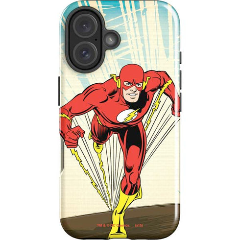 DC Comics The Flash Classic Art Sprint Pose iPhone 16 Impact Case