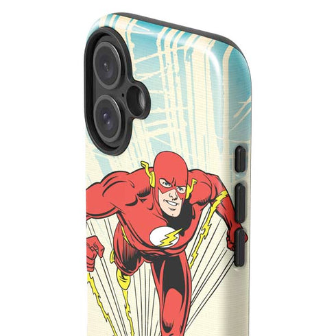 DC Comics The Flash Classic Art Sprint Pose iPhone 16 Impact Case