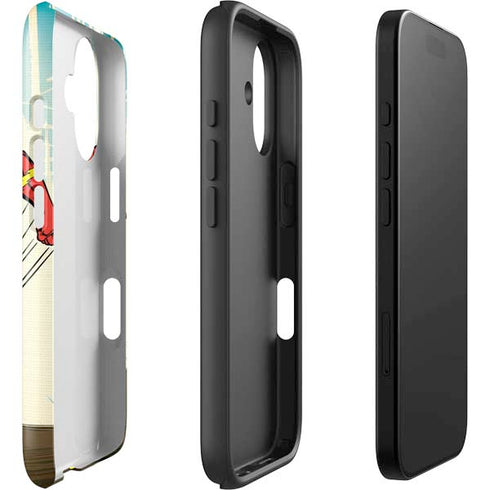 DC Comics The Flash Classic Art Sprint Pose iPhone 16 Impact Case