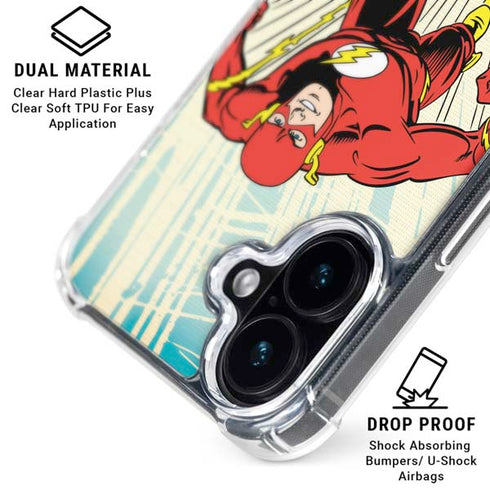 DC Comics The Flash Classic Art Sprint Pose iPhone 16 MagSafe Case