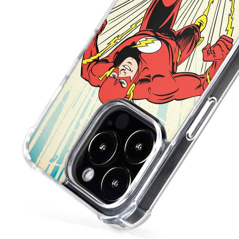 DC Comics The Flash Classic Art Sprint Pose iPhone 16 Pro Max MagSafe Case