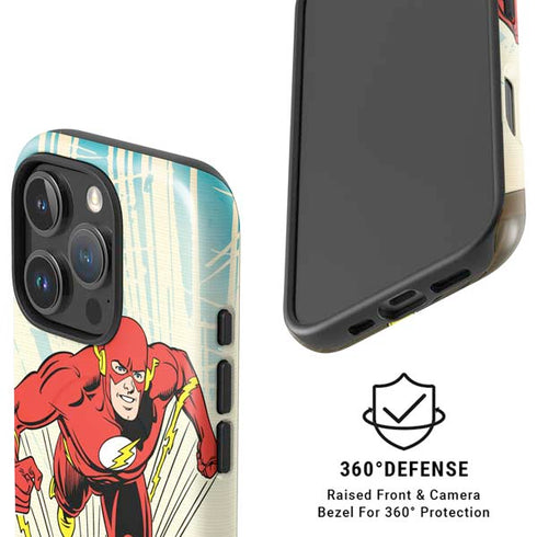 DC Comics The Flash Classic Art Sprint Pose iPhone 16 Pro Max Magsafe Impact Case