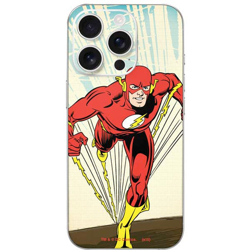 DC Comics The Flash Classic Art Sprint Pose iPhone 16 Pro Skin