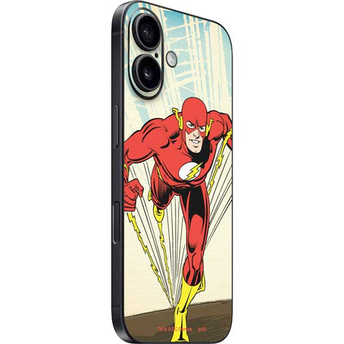 DC Comics The Flash Classic Art Sprint Pose iPhone 16 Skin