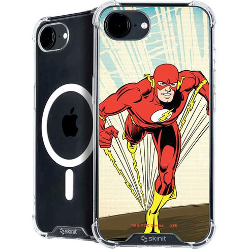DC Comics The Flash Classic Art Sprint Pose iPhone 16e MagSafe Case