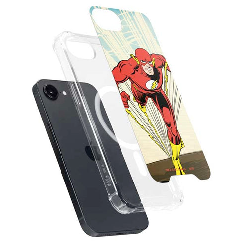 DC Comics The Flash Classic Art Sprint Pose iPhone 16e MagSafe Case