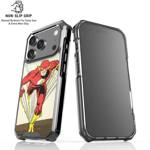 DC Comics The Flash Classic Art Sprint Pose iPhone 18 Pro Clear Case