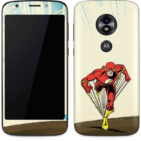 DC Comics The Flash Classic Art Sprint Pose Moto E5 Play Skin