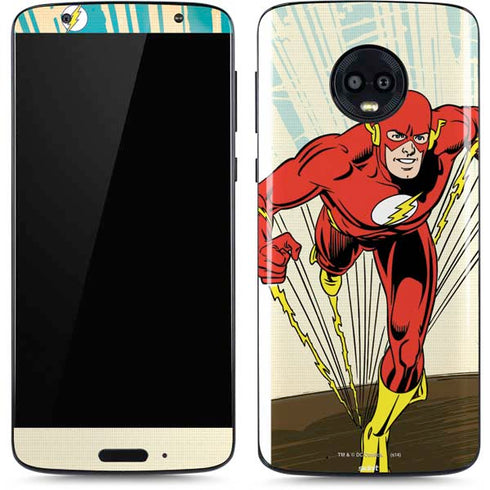 DC Comics The Flash Classic Art Sprint Pose Moto G6 Skin