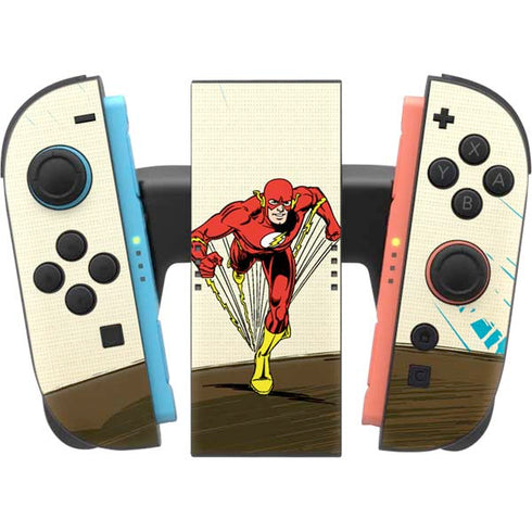 DC Comics The Flash Classic Art Sprint Pose Nintendo Switch 2 (2025) Joy-Con Controller Skin