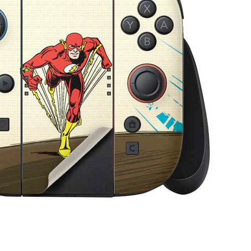 DC Comics The Flash Classic Art Sprint Pose Nintendo Switch 2 (2025) Joy-Con Controller Skin