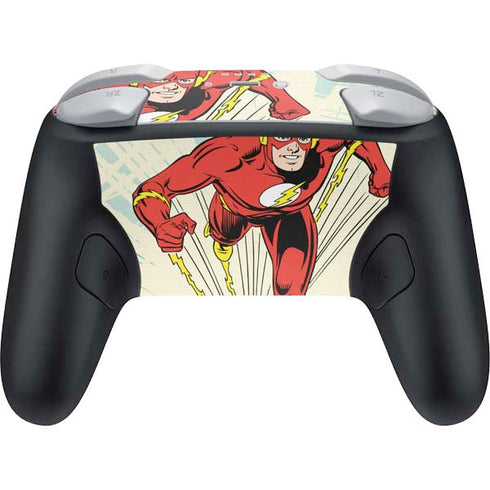 DC Comics The Flash Classic Art Sprint Pose Nintendo Switch 2 (2025) Pro Controller Skin