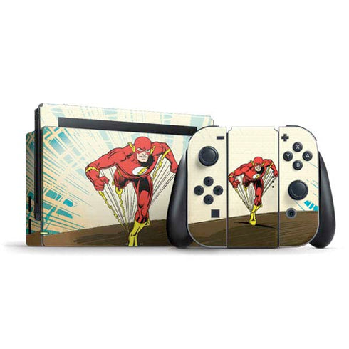 DC Comics The Flash Classic Art Sprint Pose Nintendo Skins
