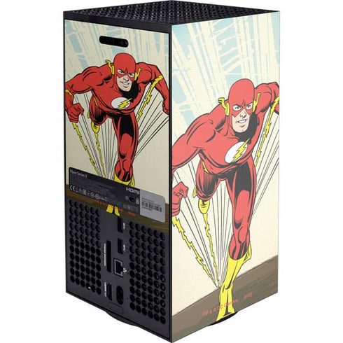 DC Comics The Flash Classic Art Sprint Pose XBox Series X Digital Edition Console Skin