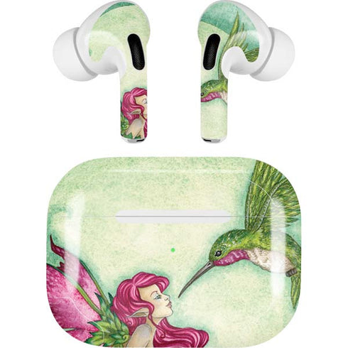 Flirting Fairy and Hummingbird by Amy Brown Apple AirPods Pro Skin