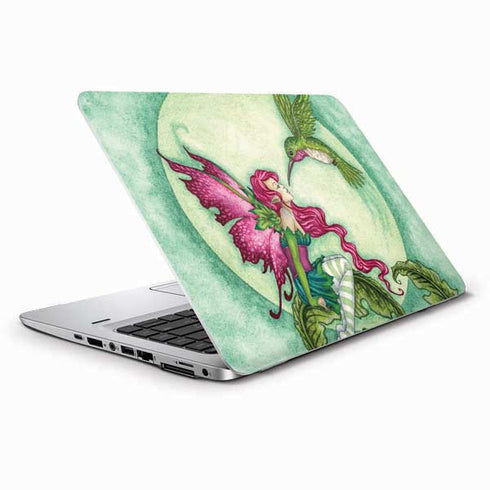 Flirting Fairy and Hummingbird by Amy Brown HP Elitebook Skin
