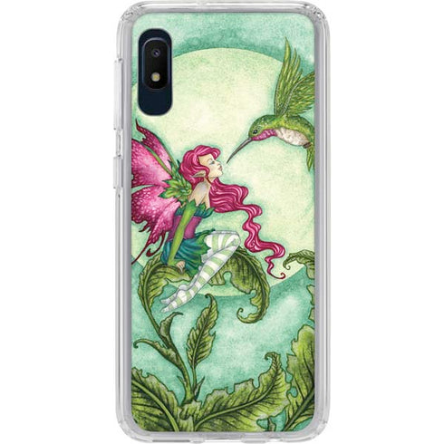 Flirting Fairy and Hummingbird by Amy Brown Galaxy Cases