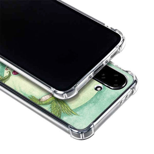 Flirting Fairy and Hummingbird by Amy Brown Galaxy A36 5G Clear Case
