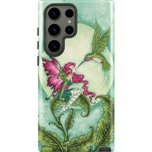 Flirting Fairy and Hummingbird by Amy Brown Galaxy S23 Ultra Pro Case