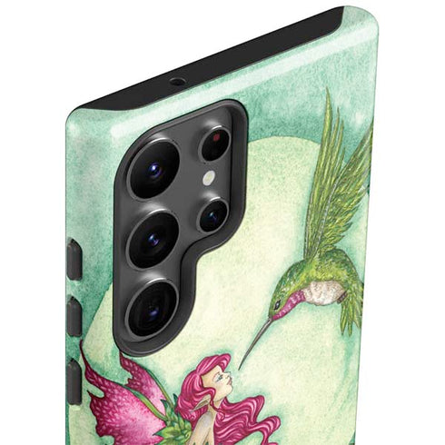 Flirting Fairy and Hummingbird by Amy Brown Galaxy S23 Ultra Pro Case