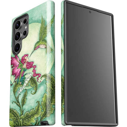 Flirting Fairy and Hummingbird by Amy Brown Galaxy S23 Ultra Pro Case