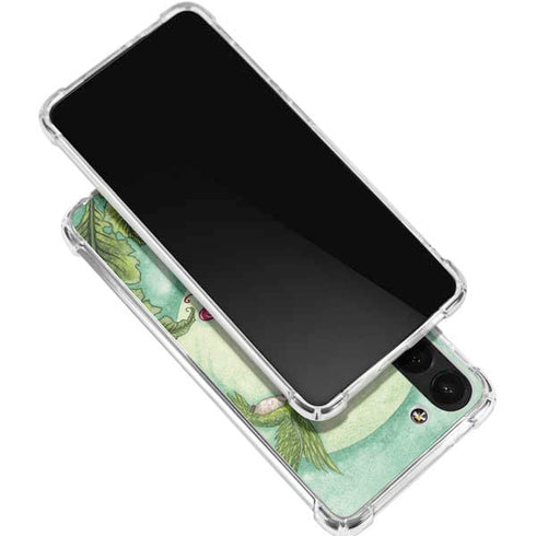 Flirting Fairy and Hummingbird by Amy Brown Galaxy S24 FE Clear Case