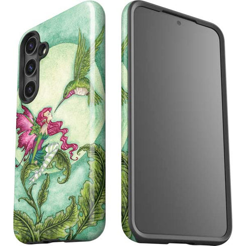 Flirting Fairy and Hummingbird by Amy Brown Galaxy S25 Impact Case