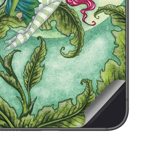 Flirting Fairy and Hummingbird by Amy Brown Galaxy S25 Skin