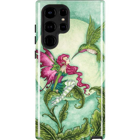 Flirting Fairy and Hummingbird by Amy Brown Galaxy S25 Ultra Impact Case