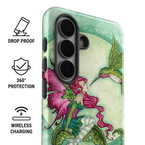 Flirting Fairy and Hummingbird by Amy Brown Galaxy S26 Impact Case