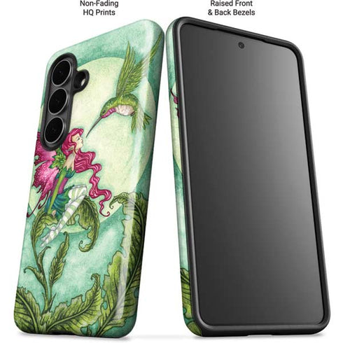 Flirting Fairy and Hummingbird by Amy Brown Galaxy S26 Impact Case