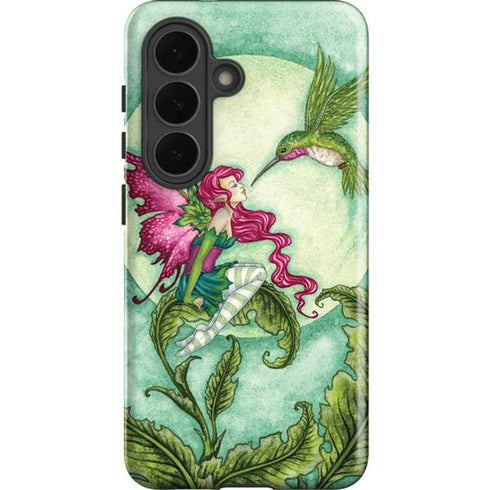 Flirting Fairy and Hummingbird by Amy Brown Galaxy S26 Plus Impact Case