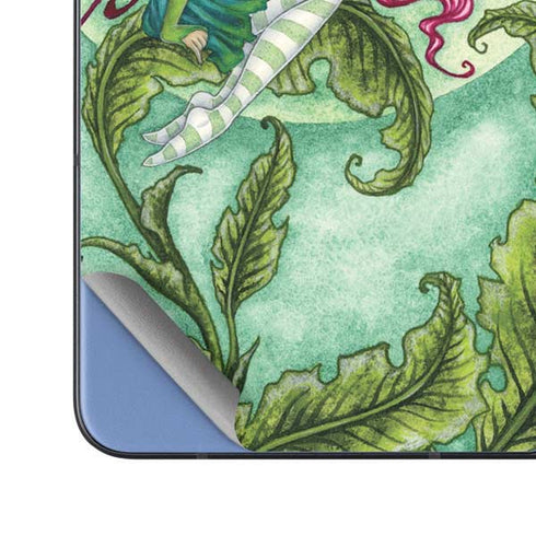 Flirting Fairy and Hummingbird by Amy Brown Galaxy Z Fold5 5G Skin