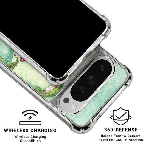 Flirting Fairy and Hummingbird by Amy Brown Google Pixel 10 Pro XL Clear Case