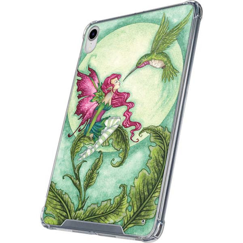 Flirting Fairy and Hummingbird by Amy Brown iPad 11th Gen (2025) Clear Case